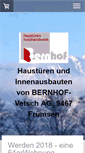 Mobile Screenshot of bernhof.ch